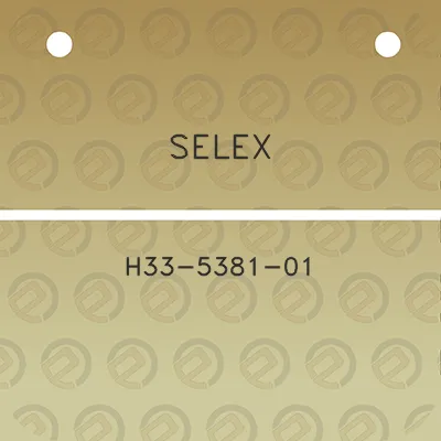 selex-h33-5381-01