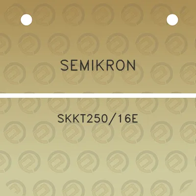 semikron-skkt25016e