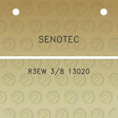 senotec-r3ew-38-13020