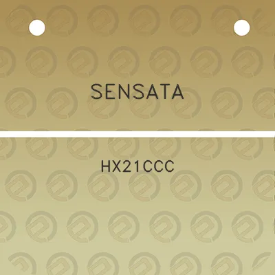 sensata-hx21ccc