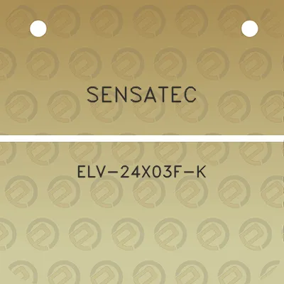 sensatec-elv-24x03f-k