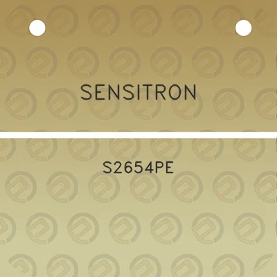 sensitron-s2654pe