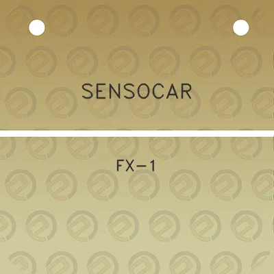 sensocar-fx-1