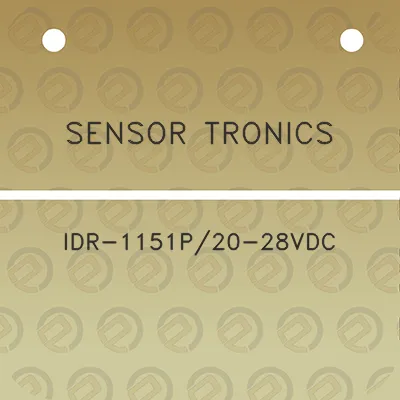 sensor-tronics-idr-1151p20-28vdc