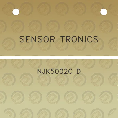 sensor-tronics-njk5002c-d