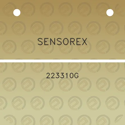 sensorex-223310g