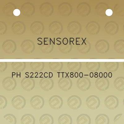 sensorex-ph-s222cd-ttx800-08000