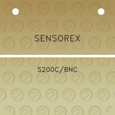 sensorex-s200cbnc