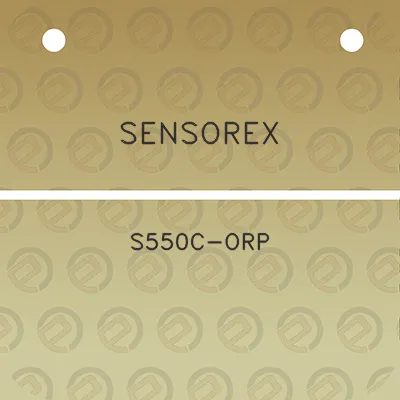 sensorex-s550c-orp