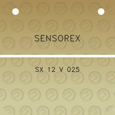 sensorex-sx-12-v-025