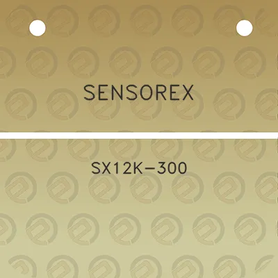 sensorex-sx12k-300