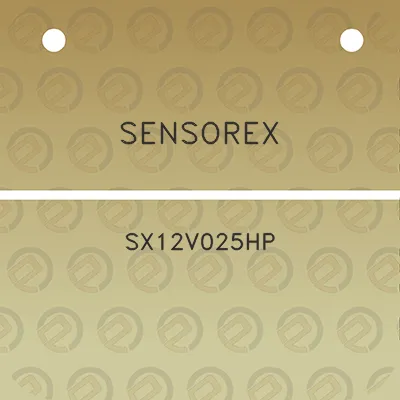 sensorex-sx12v025hp