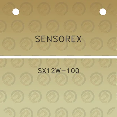 sensorex-sx12w-100