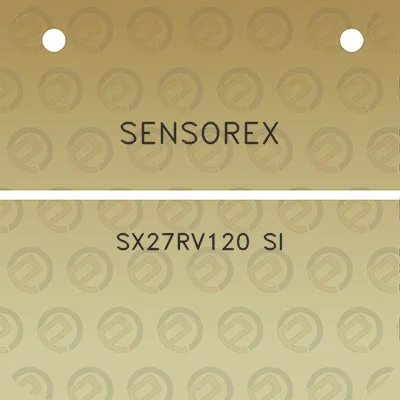 sensorex-sx27rv120-si