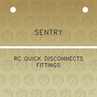 sentry-rc-quick-disconnects-fittings