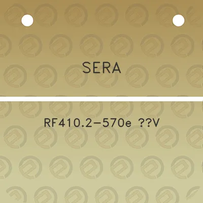 sera-rf4102-570e-uv