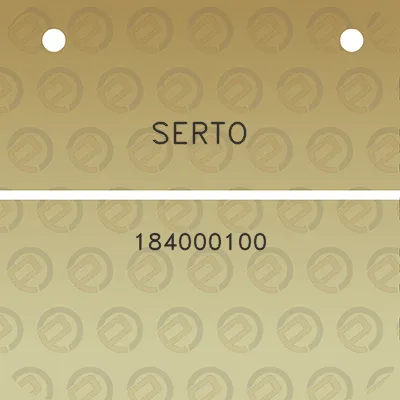 serto-184000100