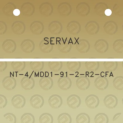 servax-nt-4mdd1-91-2-r2-cfa