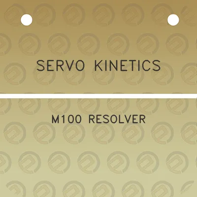 servo-kinetics-m100-resolver