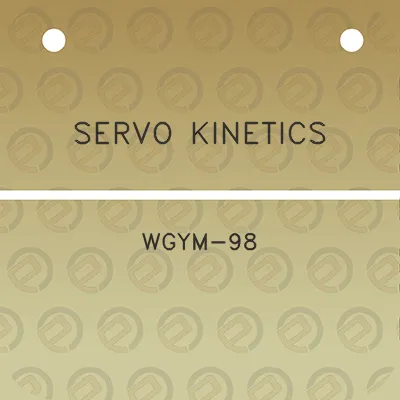 servo-kinetics-wgym-98