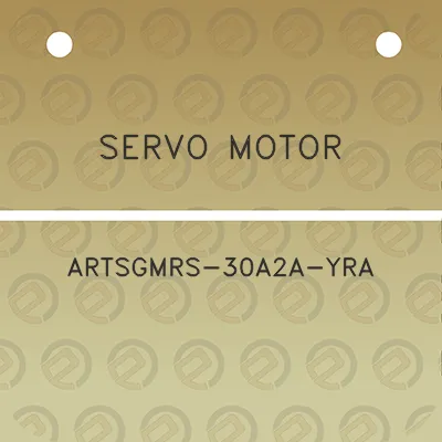 servo-motor-artsgmrs-30a2a-yra