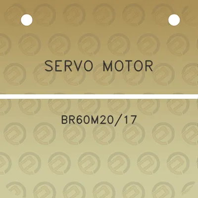 servo-motor-br60m2017