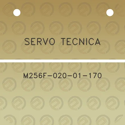 servo-tecnica-m256f-020-01-170