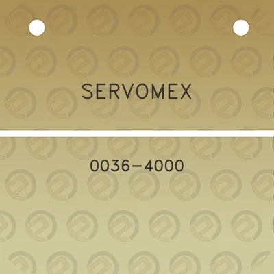 servomex-0036-4000