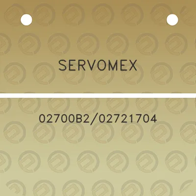 servomex-02700b202721704