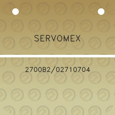 servomex-2700b202710704