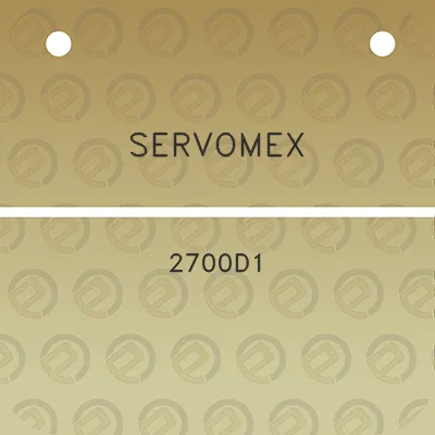 servomex-2700d1