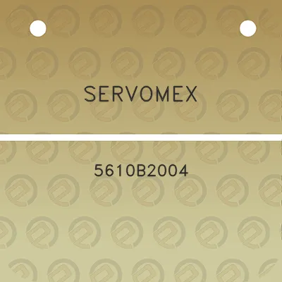 servomex-5610b2004