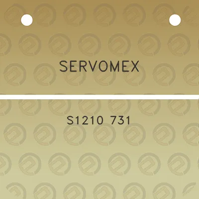 servomex-s1210-731