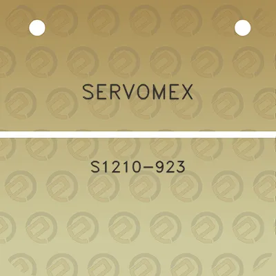 servomex-s1210-923