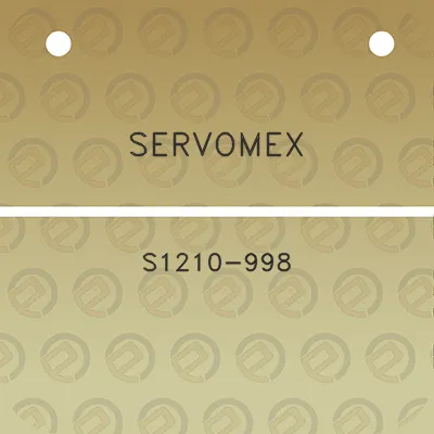 servomex-s1210-998