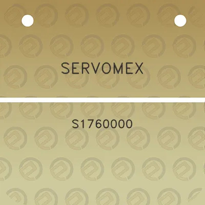 servomex-s1760000