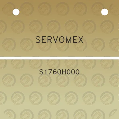 servomex-s1760h000