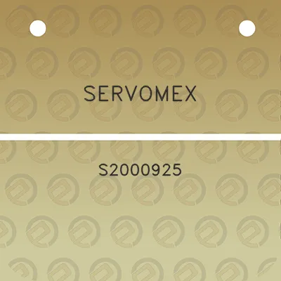 servomex-s2000925