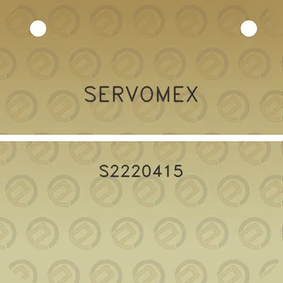 servomex-s2220415