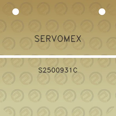 servomex-s2500931c