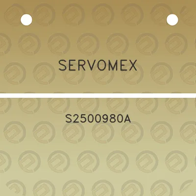 servomex-s2500980a