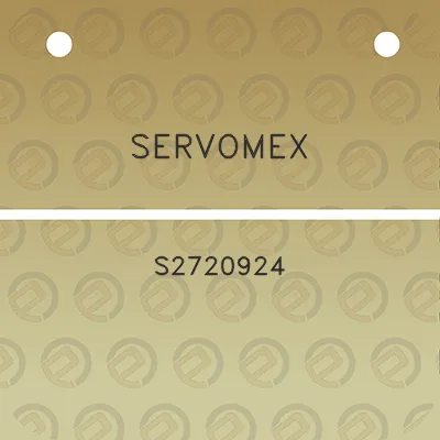 servomex-s2720924