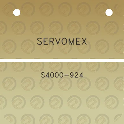 servomex-s4000-924