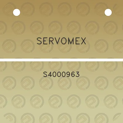 servomex-s4000963