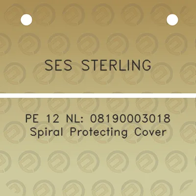 ses-sterling-pe-12-nl-08190003018-spiral-protecting-cover