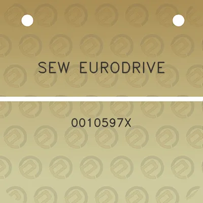 sew-eurodrive-0010597x