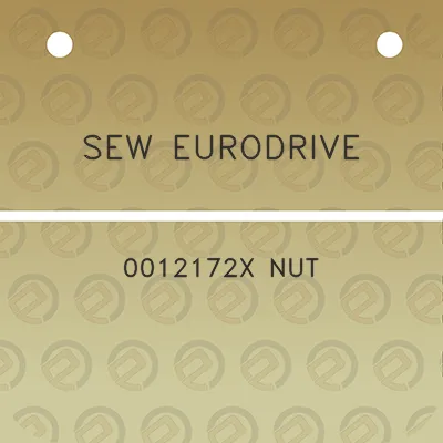 sew-eurodrive-0012172x-nut