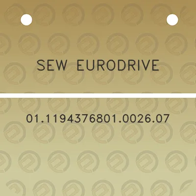 sew-eurodrive-011194376801002607