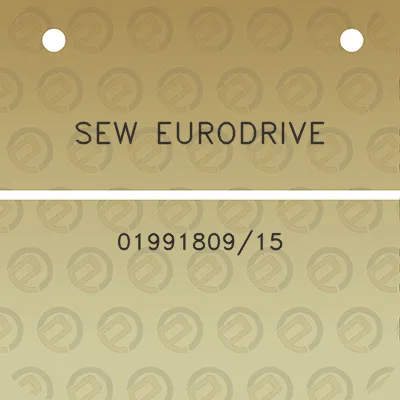 sew-eurodrive-0199180915