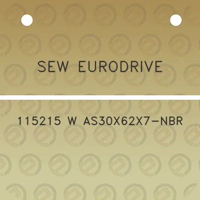 sew-eurodrive-115215-w-as30x62x7-nbr